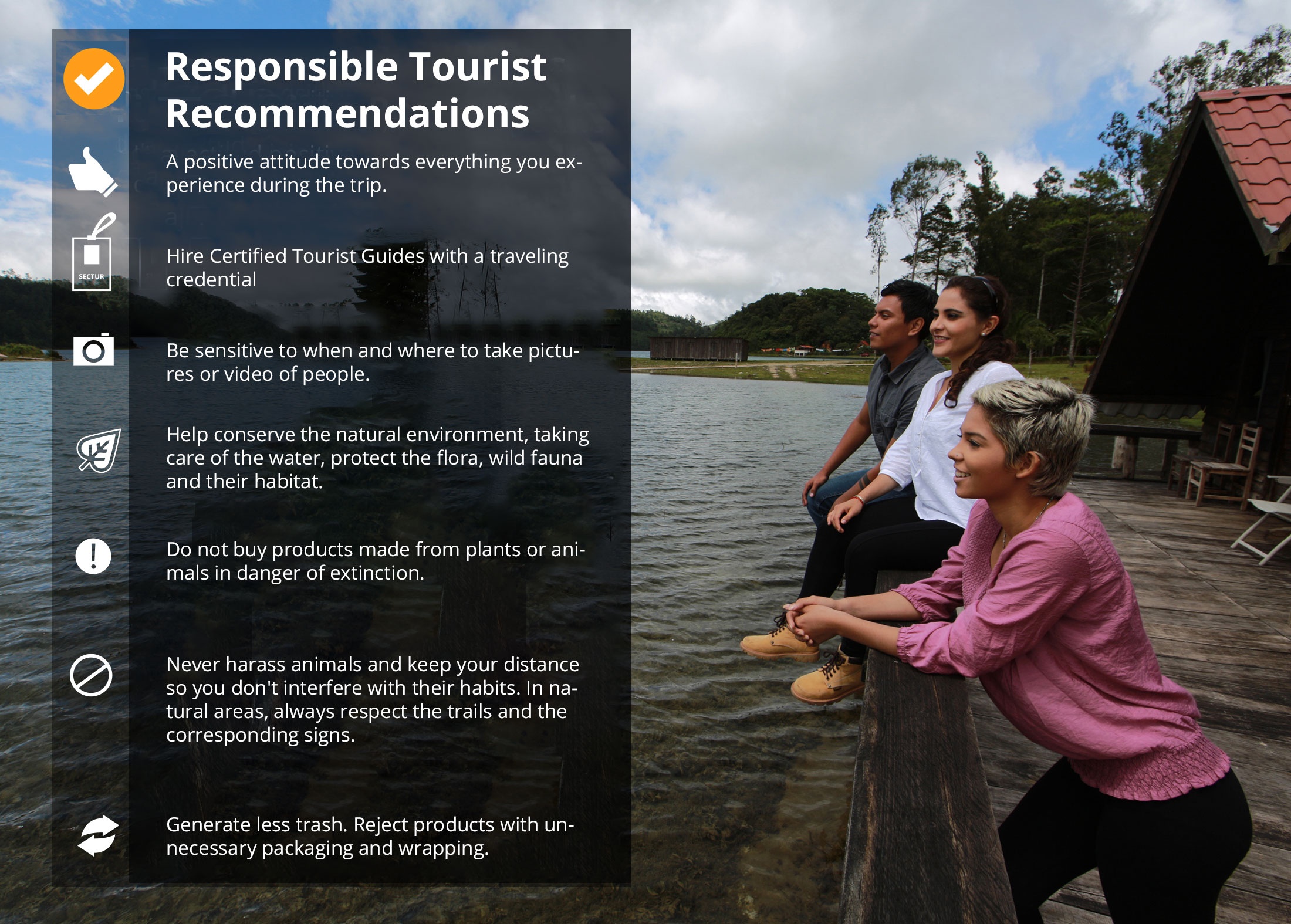 Recomendaciones turista responsable